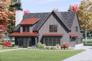 Exterior - Front Elevation 4 for Farmhouse House Plan #1096-120 - 4 bed, 3.5 bath