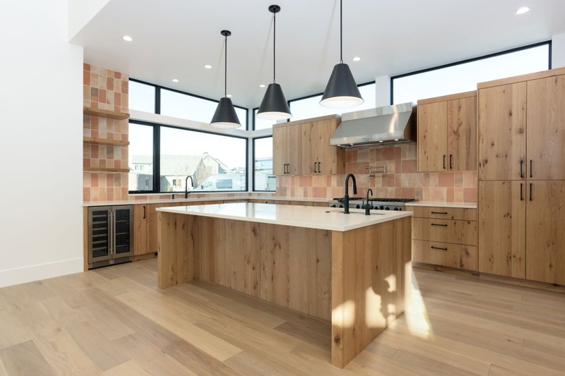 House Blueprint - Interior - Kitchen 3 for Contemporary House Plan #892-44 - 3 bed, 3.5 bath