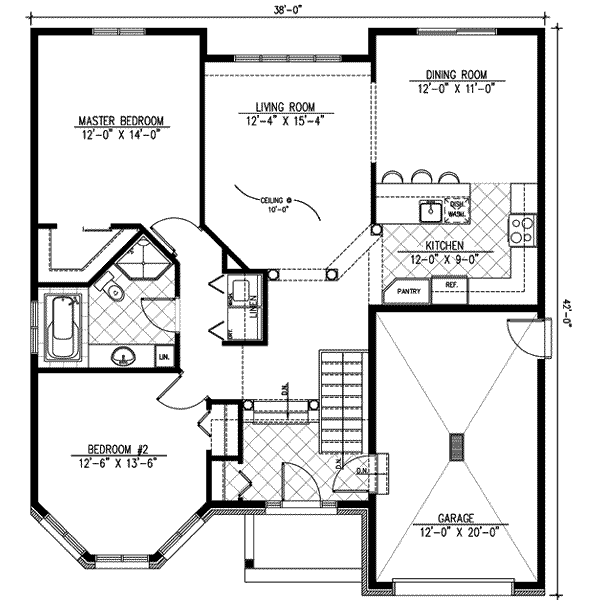 European Floor Plan - Main Floor Plan #138-119