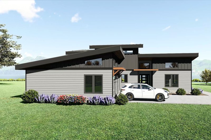 Dream House Plan - Exterior - Other Elevation 3 for Contemporary House Plan #932-1053 - 3 bed, 2 bath