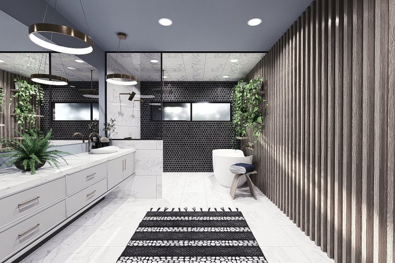 House Design - Interior - Master Bathroom 2 for Contemporary House Plan #1095-1 - 4 bed, 3.5 bath