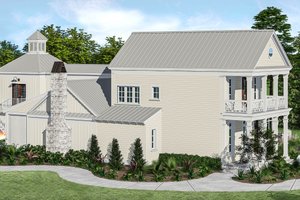 Exterior - Other Elevation for Beach House Plan #1081-44 - 3 bed, 3.5 bath