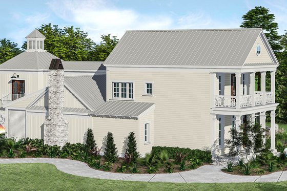 Exterior - Other Elevation for Beach House Plan #1081-44 - 3 bed, 3.5 bath