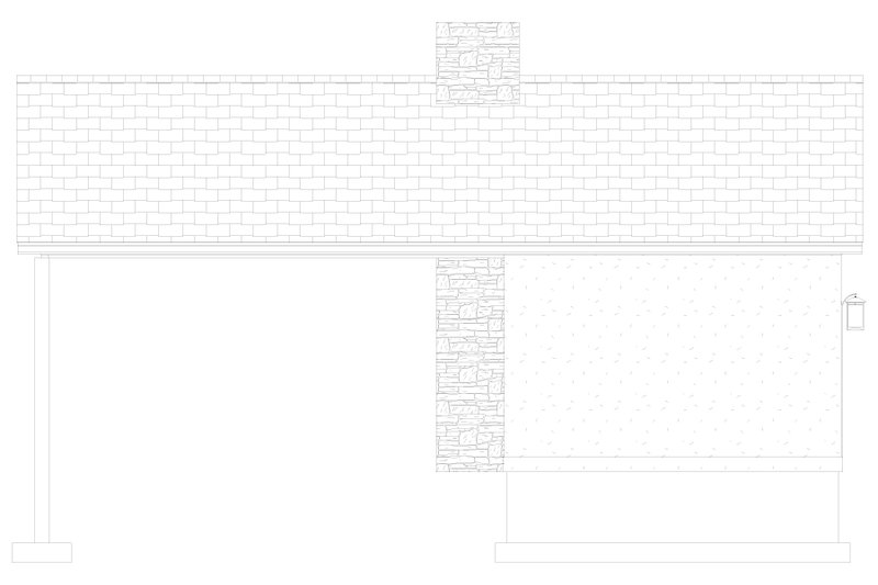 Dream House Plan - Exterior - Other Elevation 3 for Traditional House Plan #1060-94, 0 bath