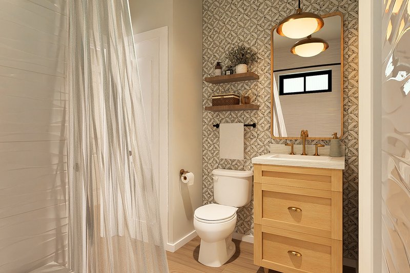 House Blueprint - Interior - Bathroom for Farmhouse House Plan #126-313 - 2 bed, 2 bath