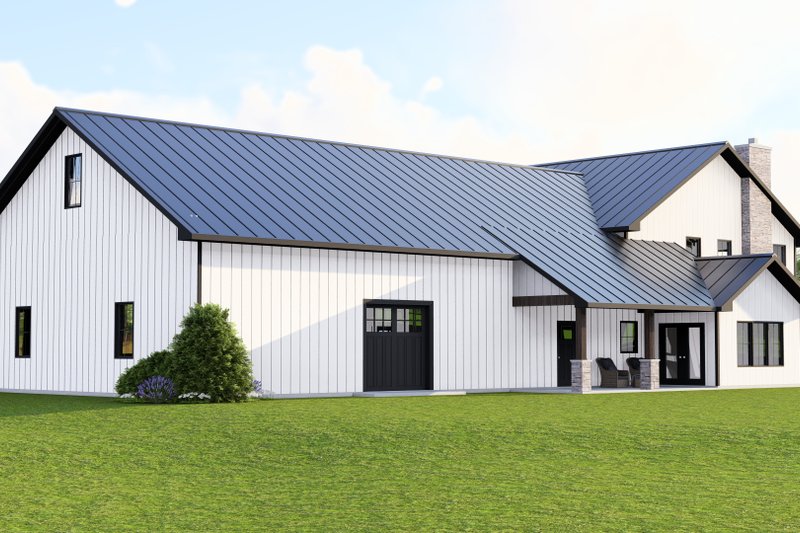 Architectural House Design - Exterior - Other Elevation 2 for Barndominium House Plan #1064-160 - 3 bed, 2.5 bath
