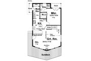 Country Style House Plan - 3 Beds 2 Baths 1697 Sq/Ft Plan #126-223 