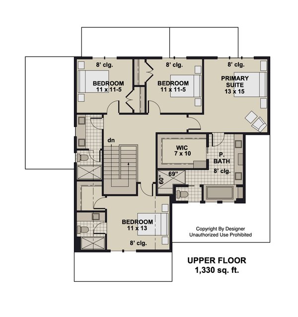 Dream House Plan - Farmhouse Floor Plan - Main Floor Plan #51-1366