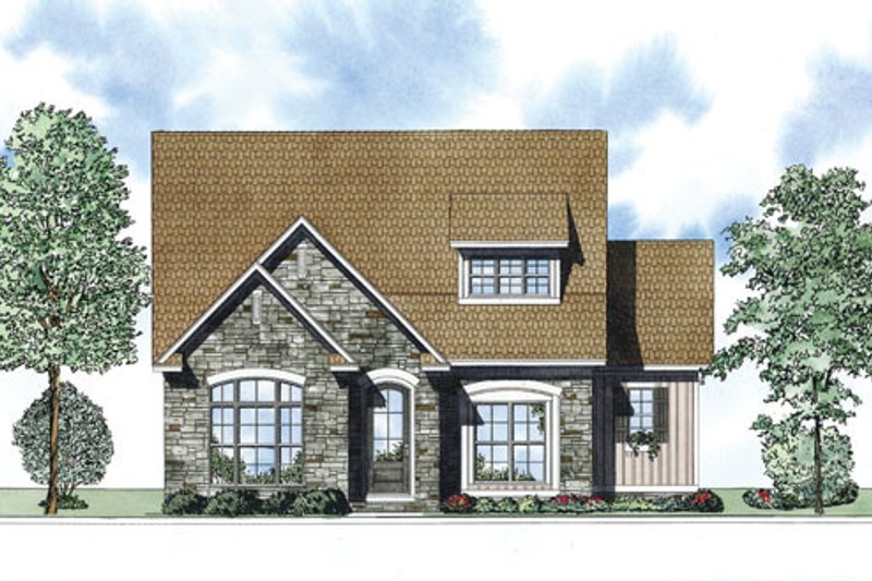 Home Plan - European Exterior - Front Elevation Plan #17-2412