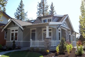 Craftsman Exterior - Front Elevation Plan #895-25