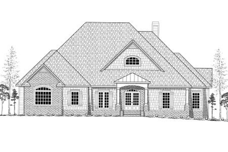 Architectural House Design - Exterior - Other Elevation for European House Plan #437-41 - 4 bed, 4 bath