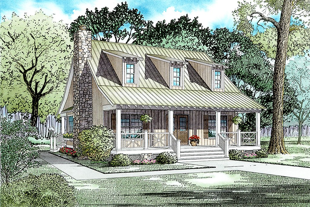 Country Style House Plan 3 Beds 2 Baths 1544 Sqft Plan 17 2014