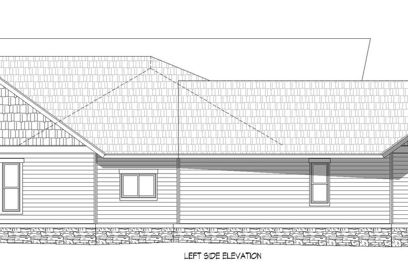 Dream House Plan - Exterior - Other Elevation for Ranch House Plan #932-717 - 3 bed, 2.5 bath