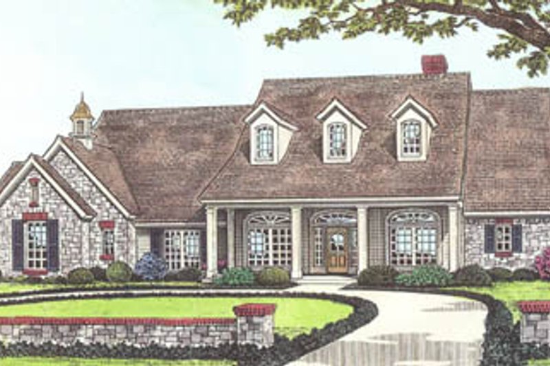 Home Plan - Traditional Exterior - Front Elevation Plan #310-549