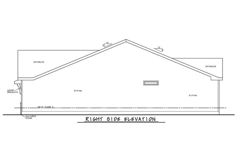 Dream House Plan - Exterior - Front Elevation 3 for Craftsman House Plan #20-2405 - 2 bed, 2 bath