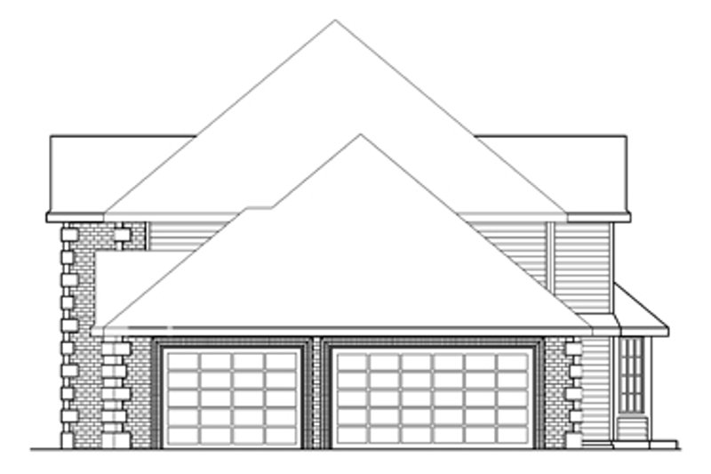 Home Plan - Exterior - Other Elevation 1 for European House Plan #124-271 - 4 bed, 3.5 bath