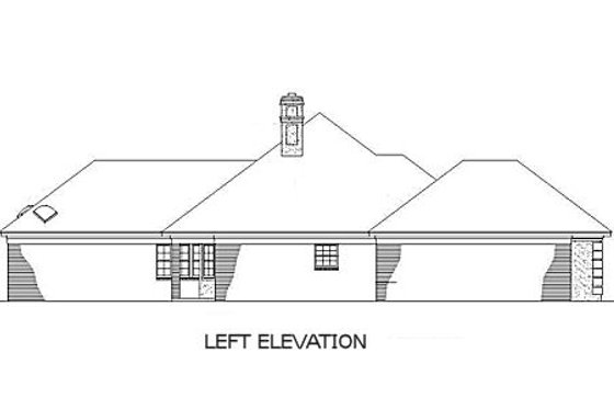 Exterior - Other Elevation 1 for Traditional House Plan #45-138 - 3 bed, 2 bath
