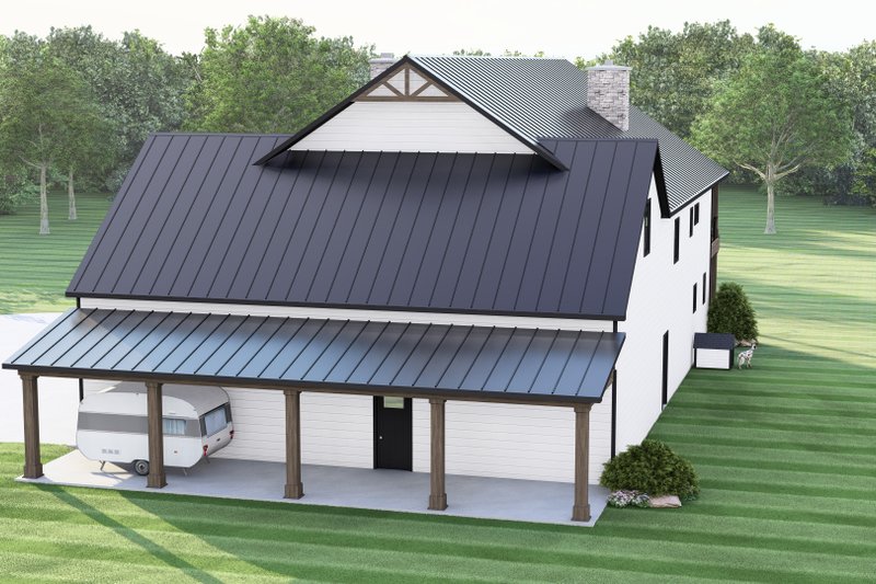 House Blueprint - Exterior - Other Elevation for Barndominium House Plan #1064-414 - 3 bed, 3 bath