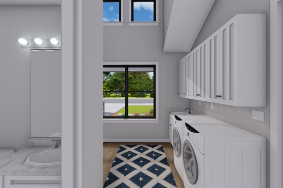 Interior - Laundry for Farmhouse House Plan #1060-169 - 3 bed, 2.5 bath
