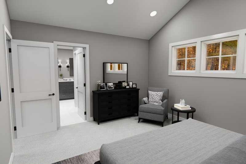 Architectural House Design - Interior - Master Bedroom 1 for Craftsman House Plan #51-1472 - 3 bed, 2.5 bath