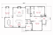 Tudor Style House Plan - 4 Beds 3 Baths 3835 Sq/Ft Plan #1079-3 