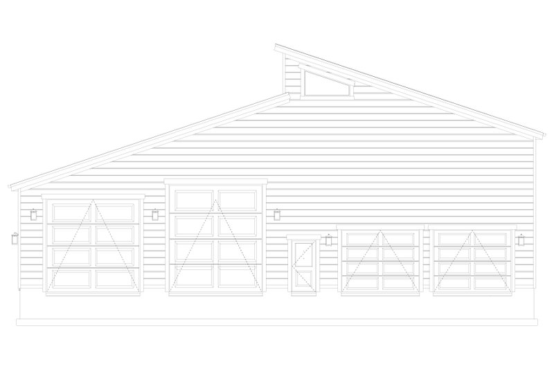 Architectural House Design - Exterior - Front Elevation 5 for Barndominium House Plan #1060-264 - 2 bed, 2.5 bath