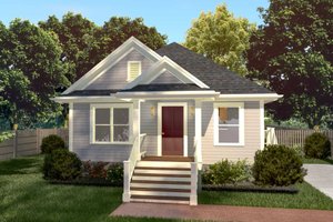 Architectural House Design - Cottage Exterior - Front Elevation Plan #79-114