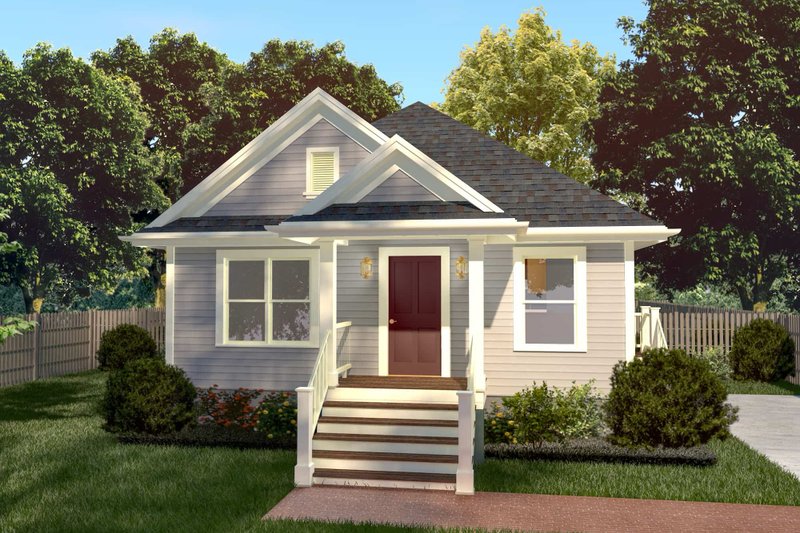 Home Plan - Cottage Exterior - Front Elevation Plan #79-114