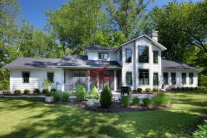 House Blueprint - Contemporary Exterior - Front Elevation Plan #928-326