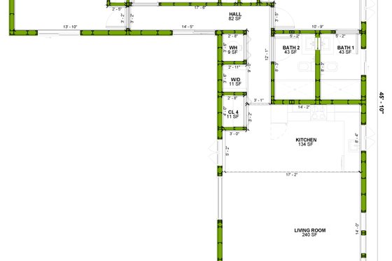 Exterior - Front Elevation 10 for Craftsman House Plan #1106-103 - 3 bed, 2 bath