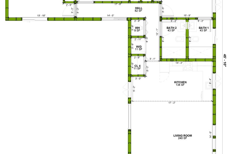 Home Plan - Exterior - Front Elevation 10 for Craftsman House Plan #1106-103 - 3 bed, 2 bath