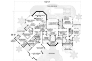 European Style House Plan - 4 Beds 5.5 Baths 5480 Sq/Ft Plan #420-125 