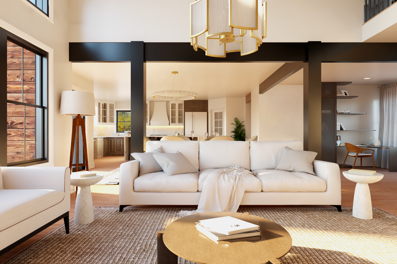 Dream House Plan - Interior - Family Room 2 for Modern House Plan #1064-454 - 3 bed, 2.5 bath