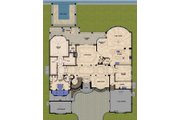 Mediterranean Style House Plan - 5 Beds 5.5 Baths 6812 Sq/Ft Plan #548-11 