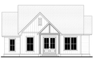 Exterior - Front Elevation 4 for Traditional House Plan #430-320 - 2 bed, 2 bath