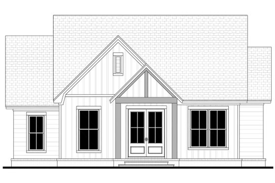Exterior - Front Elevation 4 for Traditional House Plan #430-320 - 2 bed, 2 bath