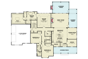 Farmhouse Style House Plan - 3 Beds 2.5 Baths 2809 Sq/Ft Plan #54-583 