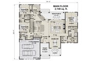 Farmhouse Style House Plan - 3 Beds 2.5 Baths 2148 Sq/Ft Plan #51-1142 