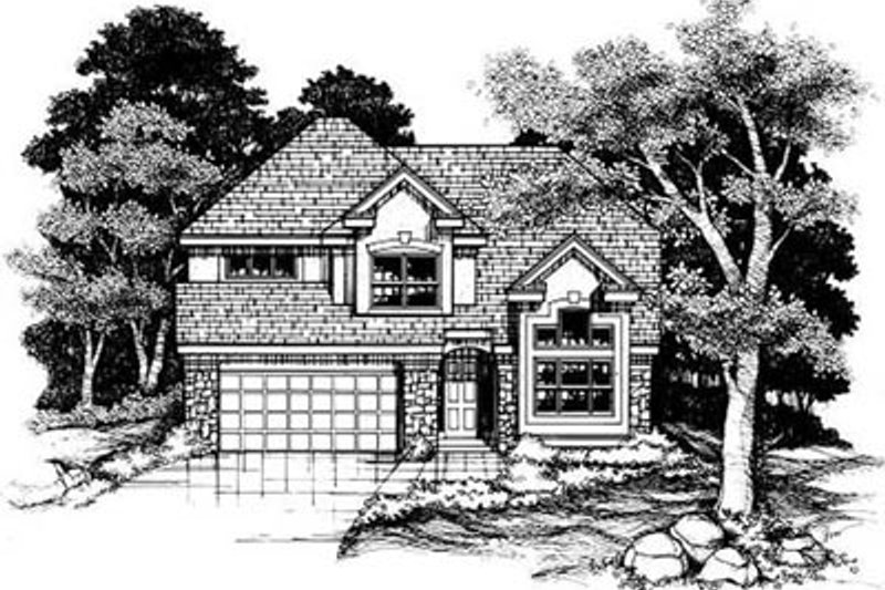 House Plan Design - Traditional Exterior - Front Elevation Plan #50-176