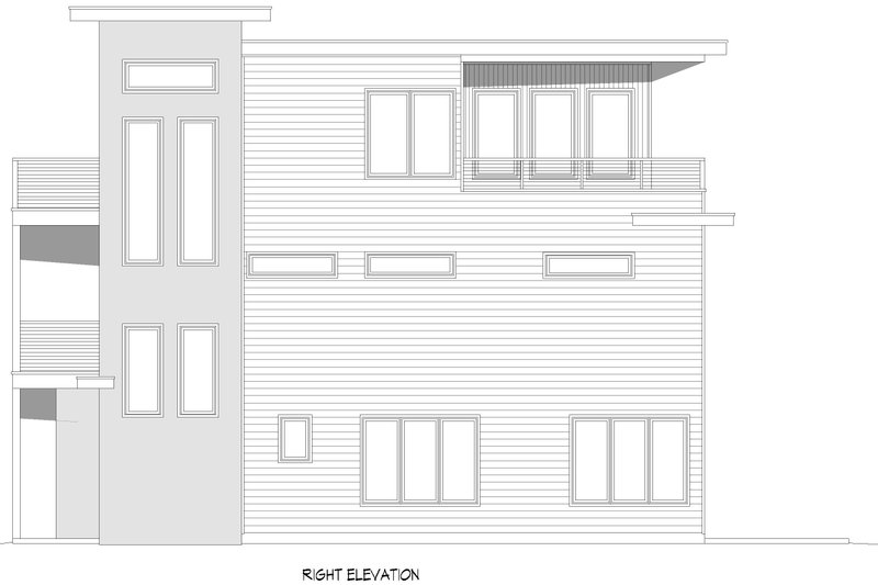 Dream House Plan - Exterior - Other Elevation 1 for Contemporary House Plan #932-1430 - 4 bed, 4.5 bath