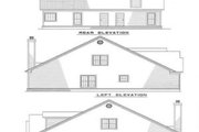 Traditional Style House Plan - 3 Beds 2 Baths 1860 Sq/Ft Plan #17-1016 