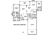 European Style House Plan - 3 Beds 4 Baths 3268 Sq/Ft Plan #81-1577 