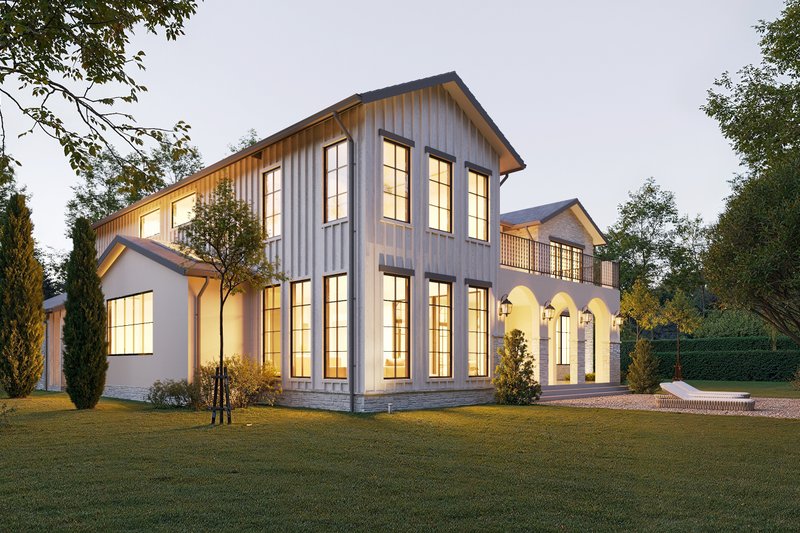 House Design - Exterior - Other Elevation for European House Plan #1066-295 - 4 bed, 4.5 bath