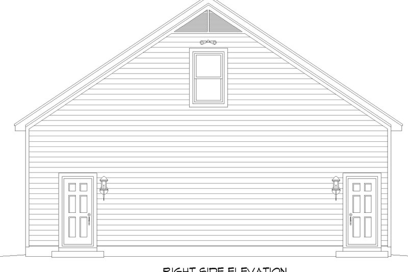 Dream House Plan - Exterior - Other Elevation 1 for Contemporary House Plan #932-342, 1 bath