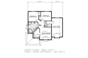 European Style House Plan - 3 Beds 1.5 Baths 1566 Sq/Ft Plan #138-368 