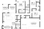 Farmhouse Style House Plan - 3 Beds 2.5 Baths 2117 Sq/Ft Plan #48-1101 