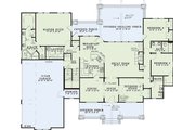 Craftsman Style House Plan - 7 Beds 5.5 Baths 4693 Sq/Ft Plan #17-2376 