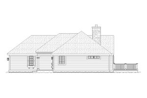 Exterior - Other Elevation for Ranch House Plan #901-63 - 3 bed, 2.5 bath