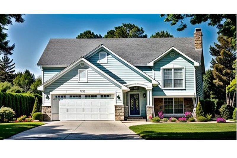 Architectural House Design - Traditional Exterior - Front Elevation Plan #58-157