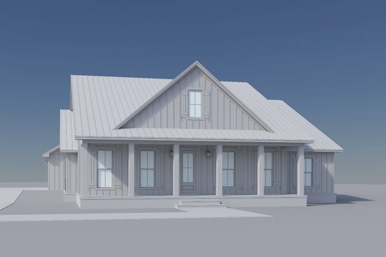 Exterior - Front Elevation 13 for Farmhouse House Plan #430-414 - 3 bed, 2.5 bath